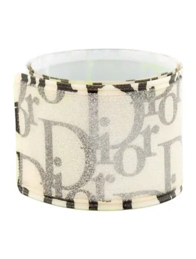 Pre-owned Dior Plastic Risimo Slap Bracelet In Multi