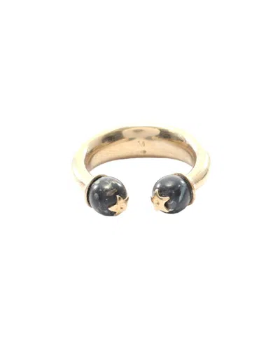 Dior Plated Open Ring Jewelry (authentic Pre-loved) In Gold