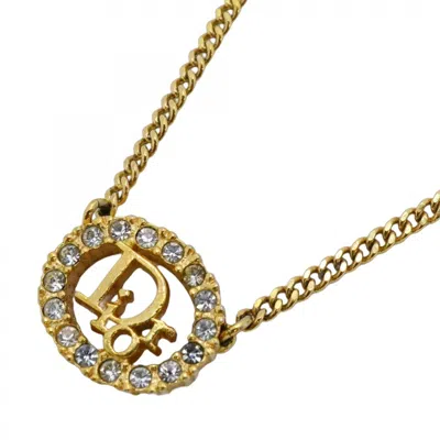 Pre-owned Dior Plating Necklace () In Gold