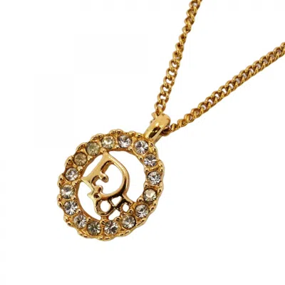 Pre-owned Dior Plating Necklace () In Gold