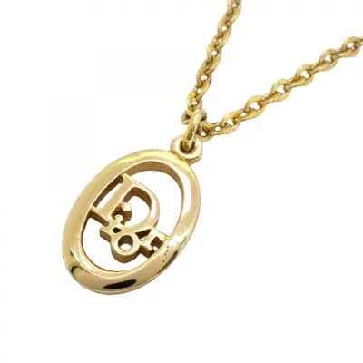 Pre-owned Dior Plating Necklace () In Gold