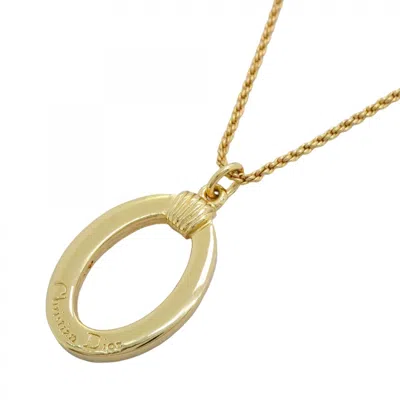 Pre-owned Dior Plating Necklace () In Gold