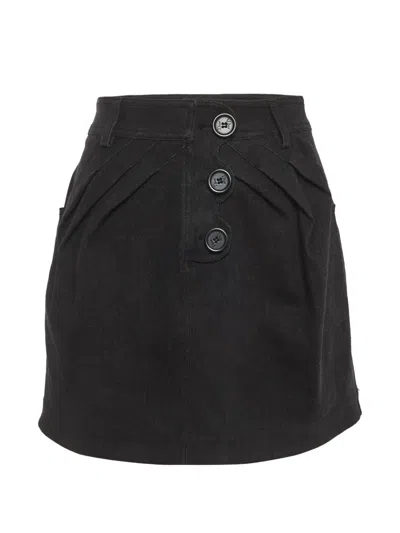 Pre-owned Dior Pleat-detail Mini Skirt In Gray