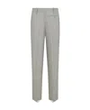 Dior Pleated Casual Pants In Gray