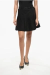 Dior Pleated Mini Skirt In Black