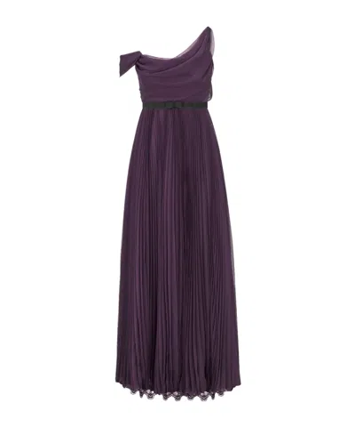 Dior Pleated Dress In Black