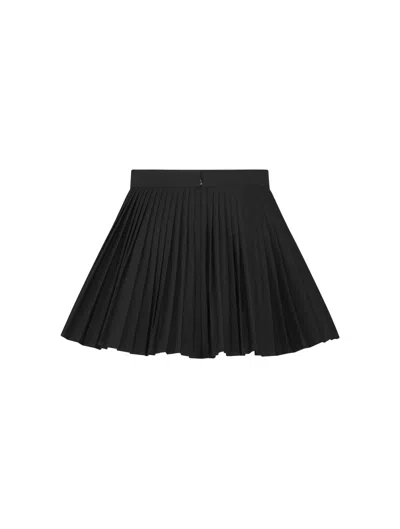 Dior Pleated Mini Skirt In Black