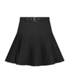 Dior Pleated Mini Skirt In Black
