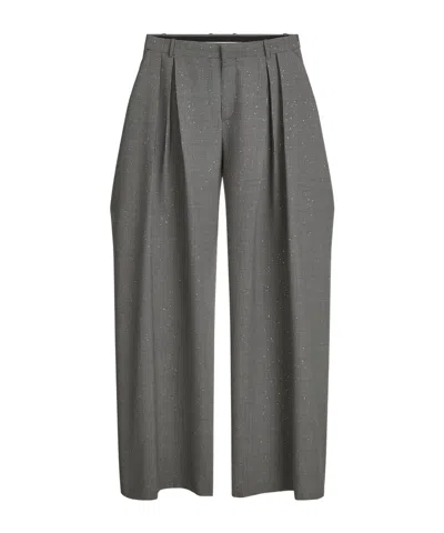 Dior Pleated Pants In Gray