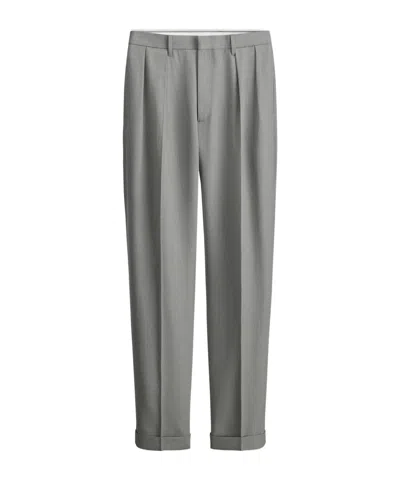 Dior Pleated Pants With Cuffs In Gray