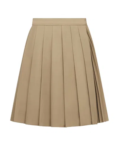 DIOR PLEATED SHORT SKIRT