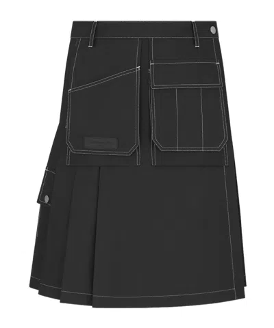Dior Pleated Skirt In Black