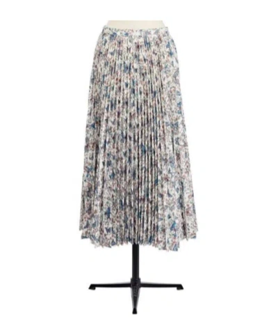 Dior Pleated Skirt In Gray