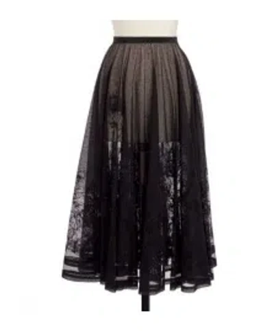 Dior Pleated Skirts In Black
