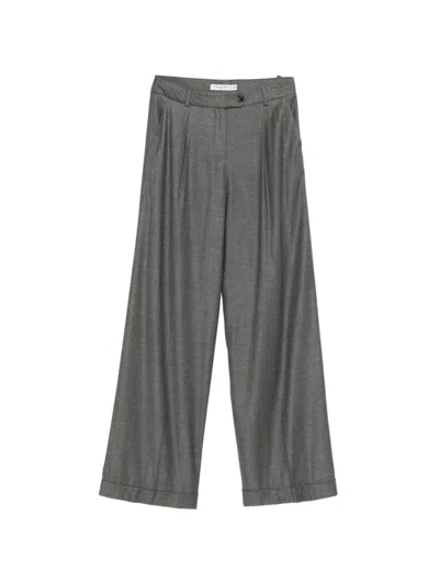 Pre-owned Dior Pleated Trousers In Gray