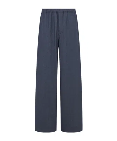 Dior Pocket Casual Pants In Blue