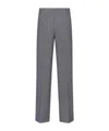 Dior Pocket Detail Casual Pants In Gray