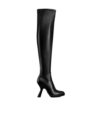 Dior Pointed Boots In Black