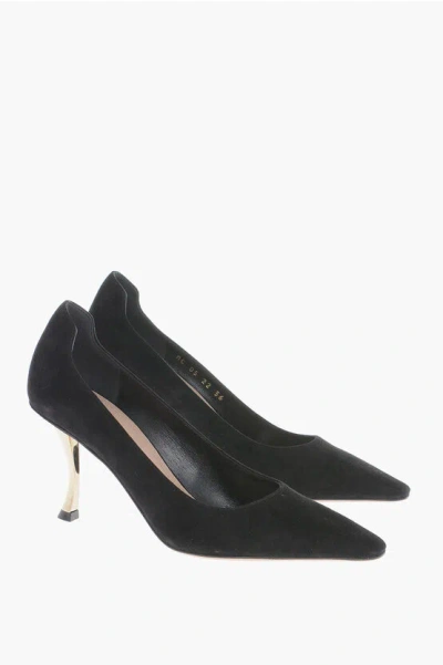 Dior Pointed Suede Pumps With Heel 8 Cm