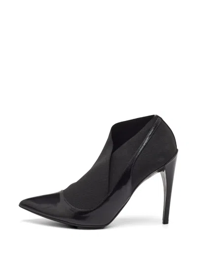 Pre-owned Dior Pointed-toe Ankle Boots In Black