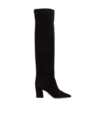 Dior Pointy Boots In Black