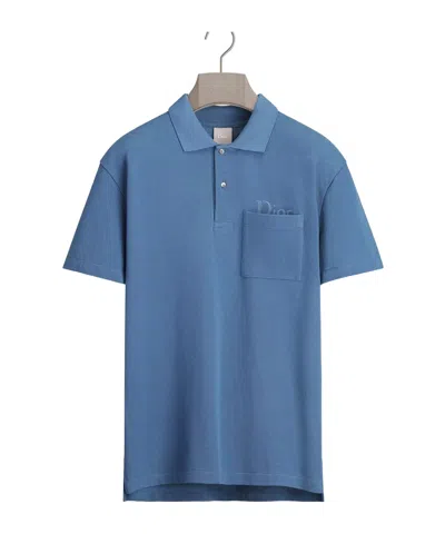 Dior Polo Shirt With  Embroidery, Relaxed Fit In Multi
