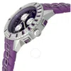 DIOR PRE-OWNED DIOR CHRISTAL CHRONOGRAPH PURPLE DIAL LADIES WATCH CD11431JR001