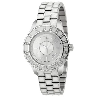 Dior Christal Mother Of Pearl Dial Ladies Watch Cd113112m003 In Mop / Mother Of Pearl / White