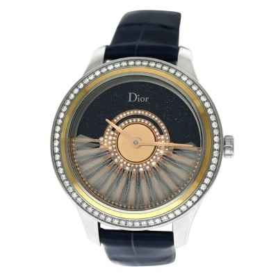 Dior Grand Bal Plisse Soleil Automatic Diamond Black Dial Ladies Watch Cd153b2ga001