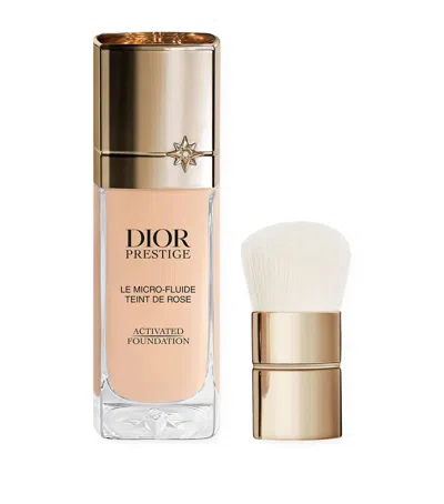 Dior Prestige Le Micro-fluide Teint De Rose Foundation In Sand