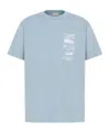 Dior Print T-shirt In Blue