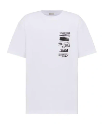 Dior Print T-shirt In White