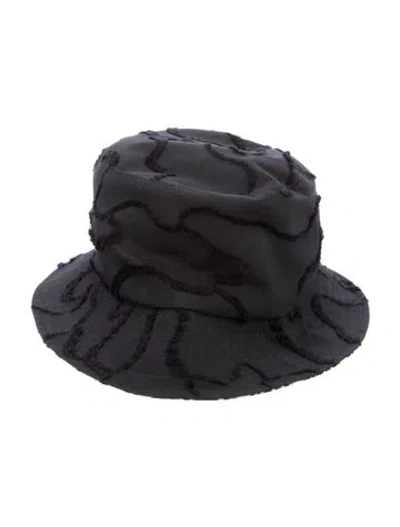 Pre-owned Dior Printed Bucket Hat In Black