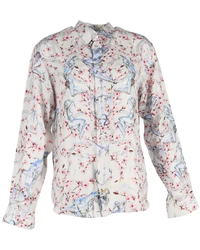 Pre-owned Dior Printed Button-down Shirt, Size Eu, 37 (authentic Pre-loved)