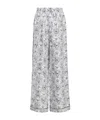 Dior Printed Casual Pants In Gray