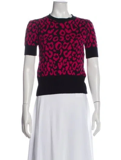 Pre-owned Dior Printed Crew Neck Sweater In Multi