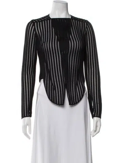 Pre-owned Dior Printed Evening Jacket In Black