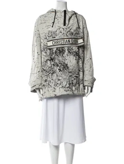 Pre-owned Dior Printed Evening Jacket In Neutral