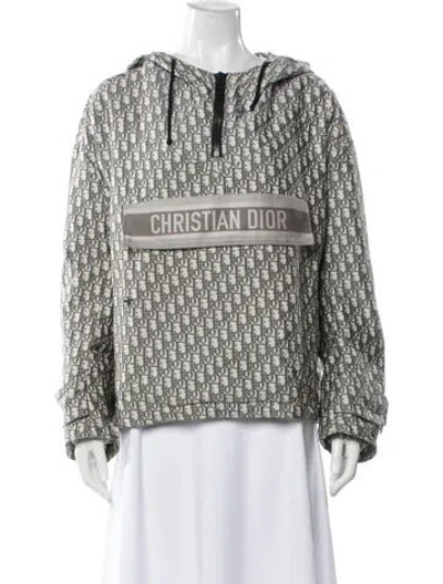 Pre-owned Dior Printed Jacket In Gray