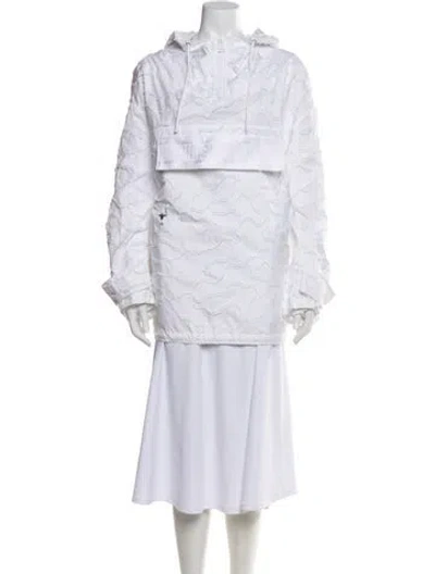 Pre-owned Dior Printed Jacket In White