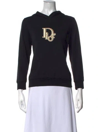 Pre-owned Dior Kids' Printed Logo Hoodie In Multicolor