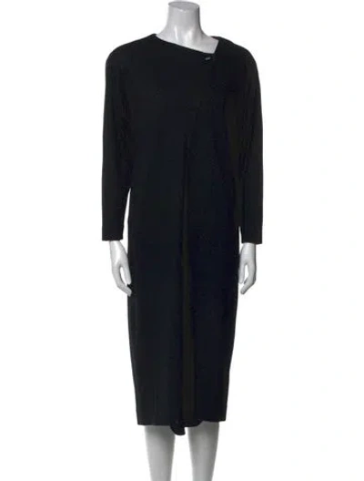 Pre-owned Dior Printed Midi Length Dress In Black