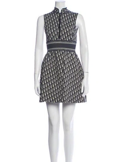Pre-owned Dior Printed Mini Dress