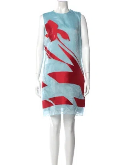 Pre-owned Dior Printed Mini Dress In Multi