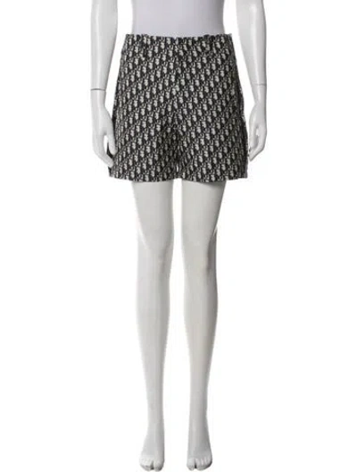 Pre-owned Dior Printed Mini Shorts