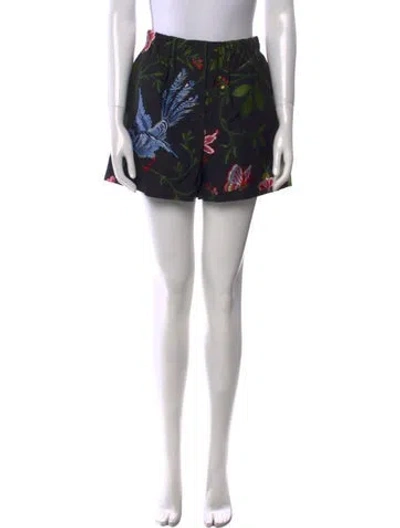 Pre-owned Dior Printed Mini Shorts In Black