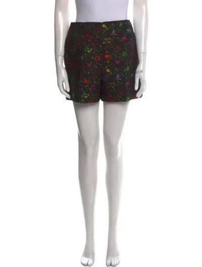 Pre-owned Dior Printed Mini Shorts In Red