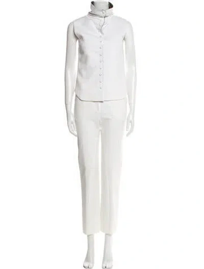 Pre-owned Dior Printed Pant Set In Neutral