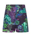 Dior Printed Pattern Shorts In Black