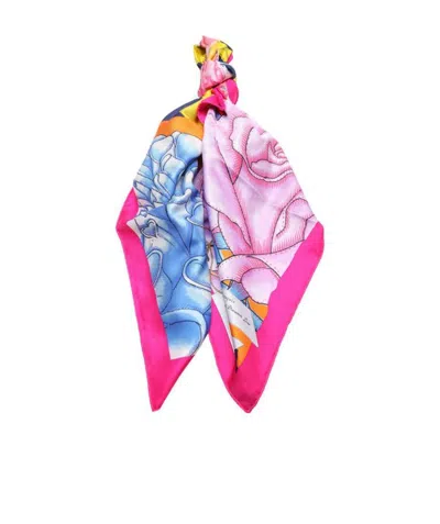 Dior Printed Scarf In Pink